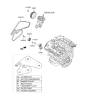 Diagram for 2021 Hyundai Palisade Drive Belt - 25212-3LAA0