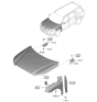 Diagram for Hyundai Hood Hinge - 66910-S8000