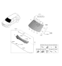 Diagram for Hyundai Windshield - 86111-S8100