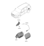 Diagram for 2020 Hyundai Palisade Door Lock - 81550-S8000