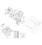 Diagram for 2023 Hyundai Palisade Water Pump - 25100-3CAC0