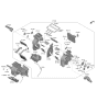 Diagram for Hyundai Palisade Evaporator - 97139-S8000