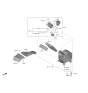 Diagram for Hyundai Palisade Hose Clamp - 14716-04500