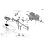 Diagram for 2022 Hyundai Palisade Parking Assist Distance Sensor - 99960-S8100