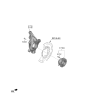 Diagram for Hyundai Palisade Steering Knuckle - 51710-S9200