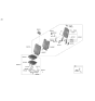 Diagram for Hyundai Palisade Seat Cushion - 89A20-S8530-UBM