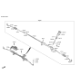 Diagram for 2023 Hyundai Santa Fe Hybrid Rack & Pinion Bushing - 56521-F6000