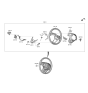 Diagram for 2023 Hyundai Santa Fe Hybrid Steering Wheel - 56111-S1100-NNB