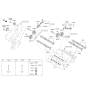 Diagram for 2011 Hyundai Santa Fe Camshaft - 24200-3CBE1