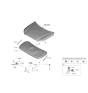 Diagram for 2020 Hyundai Palisade Lift Support - 81161-S8000