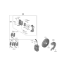 Diagram for Hyundai Brake Caliper Piston - 58112-3J000