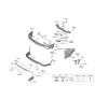 Diagram for Hyundai Bumper - 86611-S8000