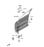 Diagram for 2020 Hyundai Palisade Door Handle - 82660-S8700