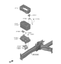 Diagram for Hyundai Palisade Battery Tray - 37150-S8100