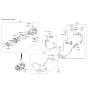 Diagram for Hyundai Genesis G70 A/C Hose - 97762-G9050