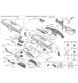 Diagram for Hyundai Genesis G70 Glove Box - 84510-G9000-NNB