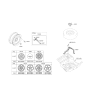 Diagram for Hyundai Genesis G70 Spare Wheel - 52910-G9200