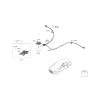 Diagram for 2020 Hyundai Genesis G70 Parking Brake Cable - 59760-G9200