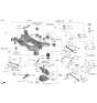 Diagram for 2019 Hyundai Genesis G70 Rear Crossmember - 55405-G9000