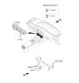 Diagram for 2019 Hyundai Genesis G70 A/C Switch - 97250-G9010-VCA