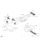 Diagram for 2020 Hyundai Genesis G70 Engine Mount - 21840-J5500