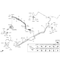 Diagram for 2019 Hyundai Genesis G70 Hydraulic Hose - 58732-J5000