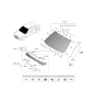 Diagram for 2021 Hyundai Genesis G70 Windshield - 86111-G9040