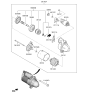 Diagram for Hyundai Santa Fe Armature - 36160-2GGA0