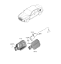 Diagram for 2020 Hyundai Genesis G70 Fuel Filler Housing - 81595-G9000