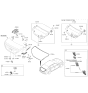 Diagram for 2020 Hyundai Genesis G70 Tailgate Lift Support - 81771-G9000