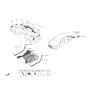 Diagram for 2021 Hyundai Genesis G70 Fuel Tank Strap - 31210-J5000