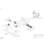 Diagram for 2022 Hyundai Genesis G70 Engine Mount - 21840-J5200