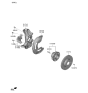 Diagram for 2023 Hyundai Genesis G70 Wheel Hub - 51750-J5500