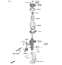 Diagram for 2020 Hyundai Nexo Coil Spring Insulator - 54623-J5000