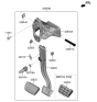 Diagram for 2022 Hyundai Genesis G70 Brake Pedal - 32800-J5100