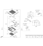 Diagram for 2023 Hyundai Genesis G70 Sunroof - 81620-G9000