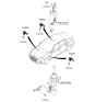 Diagram for 2020 Hyundai Genesis G70 Yaw Sensor - 55896-J5050