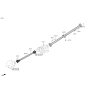 Diagram for Hyundai Genesis G70 Drive Shaft - 49100-G9200