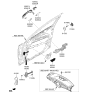 Diagram for 2020 Hyundai Genesis G70 Door Handle - 82651-G9200