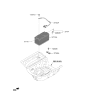 Diagram for Hyundai Genesis G70 Battery Terminal - 37180-G9000