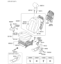 Diagram for 2007 Hyundai Elantra Seat Cushion - 88100-2H010-AAN