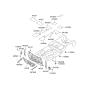 Diagram for 2006 Hyundai Elantra Dash Panels - 84124-2H000