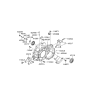 Diagram for 2010 Hyundai Elantra Touring Engine Mount Torque Strut - 45216-23031