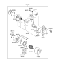 Diagram for 2006 Hyundai Elantra Starter Brush - 36155-23071