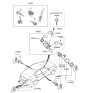 Diagram for Hyundai Elantra Door Lock Cylinder - 81905-2H000