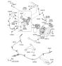 Diagram for Hyundai Elantra Brake Line - 58737-2H300