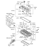 Diagram for 2011 Hyundai Elantra Touring Oil Filler Cap - 26510-26610