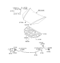 Diagram for 2006 Hyundai Elantra Lift Support - 81170-2H000