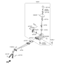 Diagram for Hyundai Elantra GT Automatic Transmission Shift Levers - 43700-A5600-RY