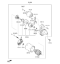 Diagram for 2016 Hyundai Elantra GT Starter Motor - 36100-2E250